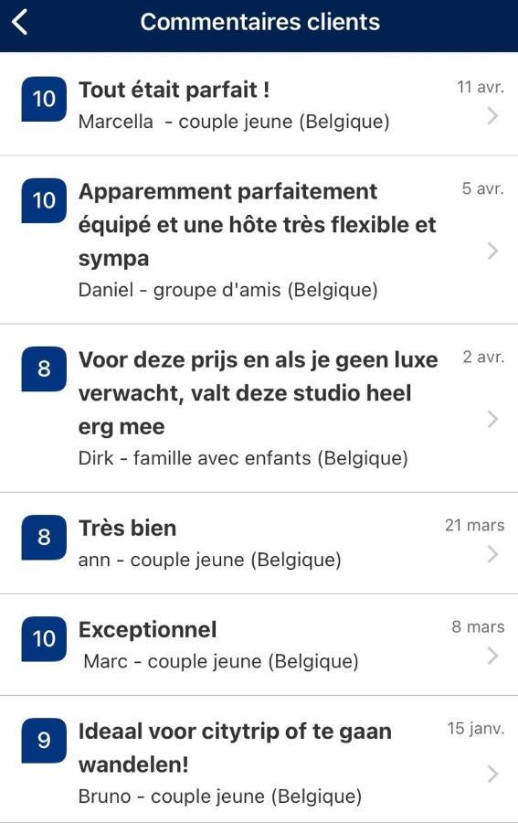 Studio 2 Pers. Tourisme Et Business Lägenhet Namur Exteriör bild